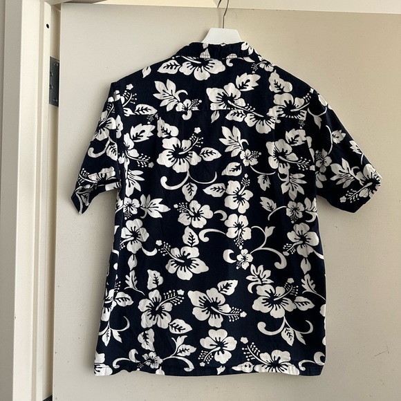 Hawaiian Floral Button Down Shirt - Picture 2 of 5